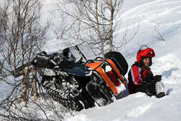 Snowmobile tours Khibiny Mountains in Murmansk region