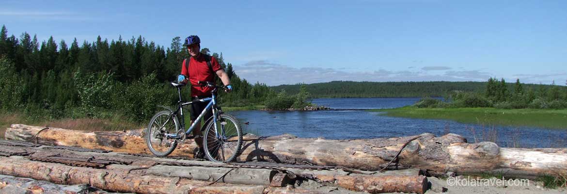 Long distance biking cycling mountainbiking tours in Northwest Russia Kola Peninsula Russian Lapland Murmansk Saint Petersburg