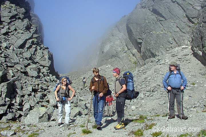 Hiking Khibiny Mountains Kola Peninsula
